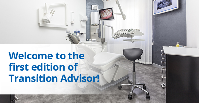 Welcome to the first edition of Transition Advisor