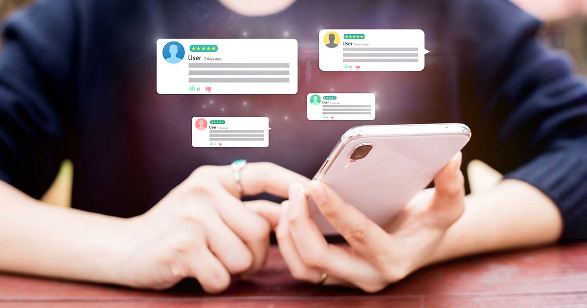 Social media activity bubbles.